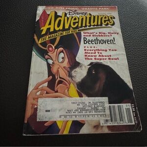 Disney Adventures Magazine January 1994 Jafar Beethoven Super Bowl Chip N Dale